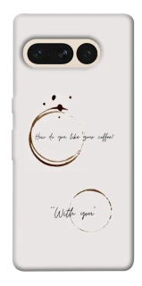 Чехол на Google Pixel 7 Pro Coffee with you фото 1 из 1