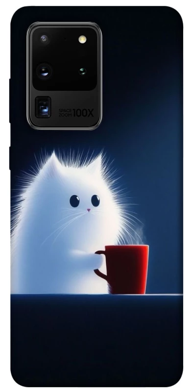 Чохол на Samsung Galaxy S20 Ultra Чохол кіт з кавою фото 1 з 1
