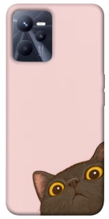 Чехол на Realme C35 Peeping cat фото 1 Чехол на Realme C35 Peeping cat фото 1 из 1