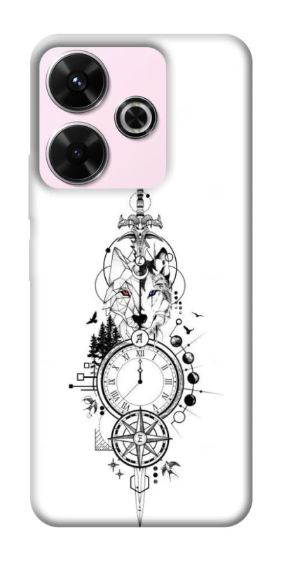 Чехол на Xiaomi Poco M6 4G Tattoo ver.8 фото 1 из 1