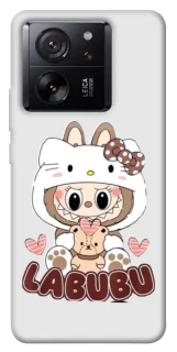 Чехол на Xiaomi 13T Pro Hello Kitty Labubu фото 1 из 1