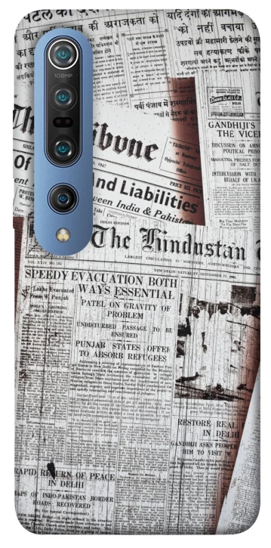 Чохол на Xiaomi Mi 10 / Mi 10 Pro Газети фото 1 з 1