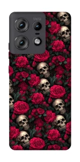 Чехол на Motorola Edge 50 Pro Черепа и розы фото 1 из 1