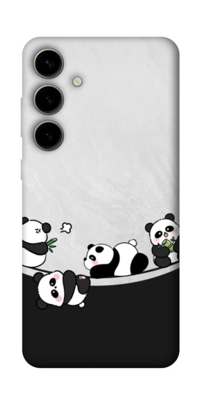 Чехол на Samsung Galaxy S25 Four pandas фото 1 из 1