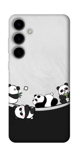 Чехол на Samsung Galaxy S25 Four pandas фото 1 из 1