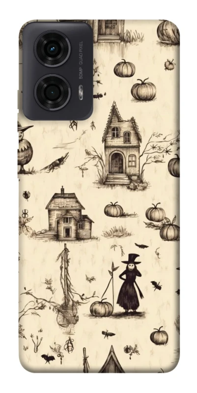 Чохол на Motorola Moto G04 Halloween aesthetic ver.1 фото 1 з 1