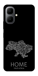 Чохол на Infinix Smart 10 Ukraine black map фото 1 з 1