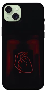 Чехол на Apple iPhone 15 Plus (6.7") Красное сердце фото 1 из 1