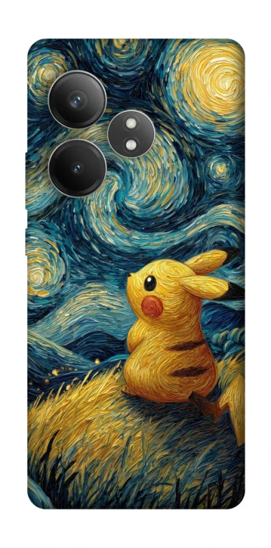 Чохол на Realme GT Neo 6 SE Pikachu and Van Gogh фото 1 з 1