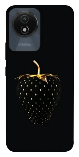 Чехол на Vivo Y02 Черная клубника фото 1 из 1