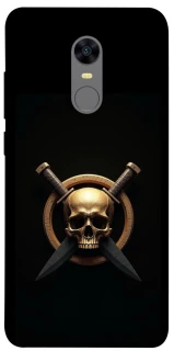 Чохол на Xiaomi Redmi 5 Plus / Redmi Note 5 (Single Camera) Golden Skull фото 1 з 1