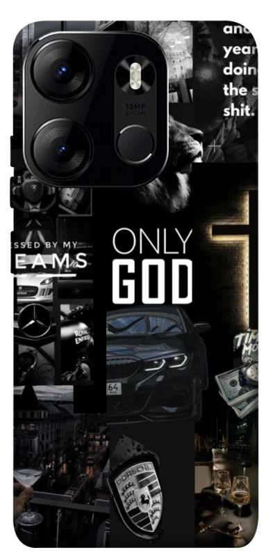 Чохол на Tecno Spark Go 2023 Only God фото 1 з 1