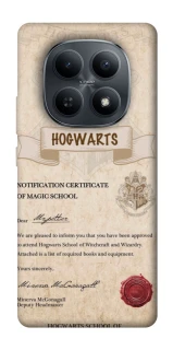 Чохол на Xiaomi Redmi Note 15 4G/5G (EU) The Hogwarts acceptance letter фото 1 з 1