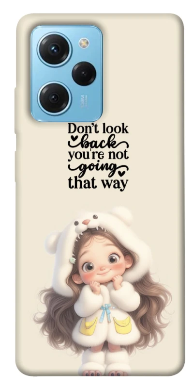 Чохол на Xiaomi Poco X5 Pro 5G Don't look back фото 1 з 1