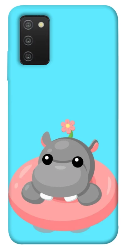 Чохол на Samsung Galaxy A03s Adopt Me Hippo Floatie фото 1 з 1