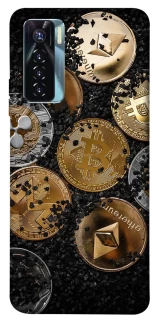 Чехол на TECNO Camon 17 Pro Many coins v2 фото 1 из 1