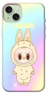 Чохол на Apple iPhone 15 Plus (6.7") Fluffy Rainbow Labubu фото 1 з 1