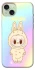 Чохол на Apple iPhone 15 Plus (6.7") Fluffy Rainbow Labubu фото 1 з 1