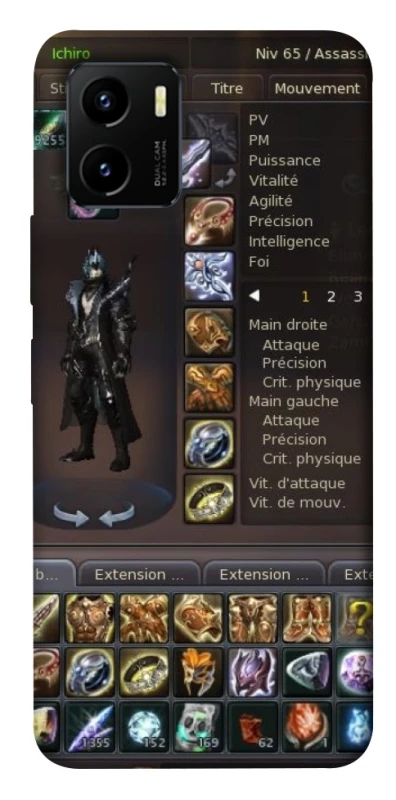 Чохол на Vivo Y15s Character Menu ver.1 фото 1 з 1