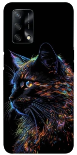 Чехол на Oppo A74 4G Черный кот фото 1 из 1