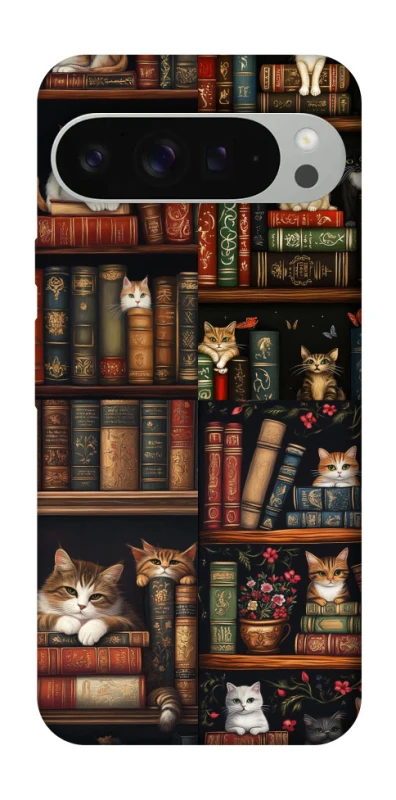 Чохол на Google Pixel 9 Pro XL Cats & Books фото 1 з 1