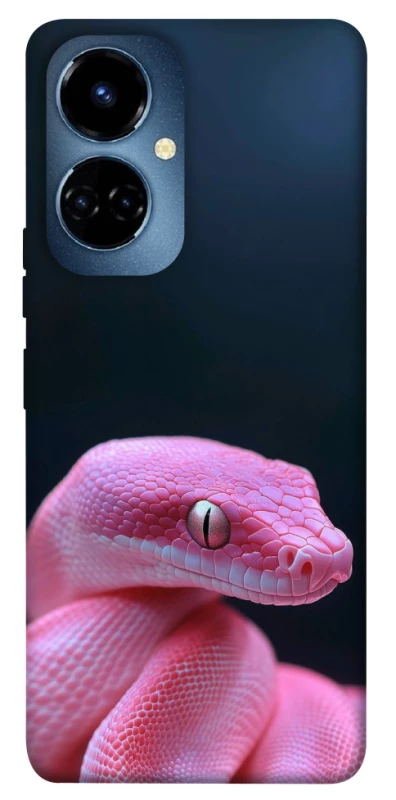 Чохол на TECNO Camon 19 Pro Рожева змія фото 1 з 1
