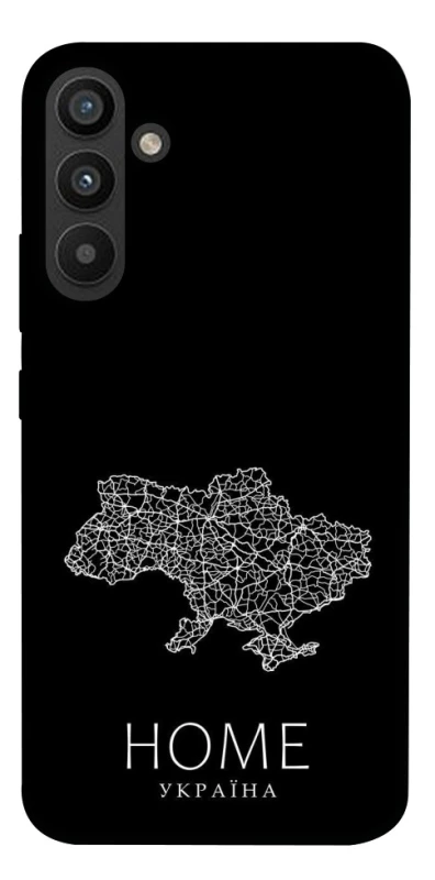 Чохол на Samsung Galaxy A34 5G Ukraine black map фото 1 з 1