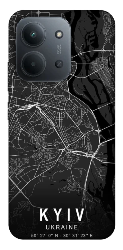 Чехол на Xiaomi Redmi 15C (Global) Kyiv map фото 1 из 1