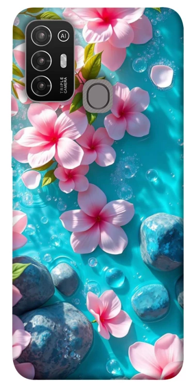Чехол на ZTE Blade A52 Flowers v19 фото 1 из 1