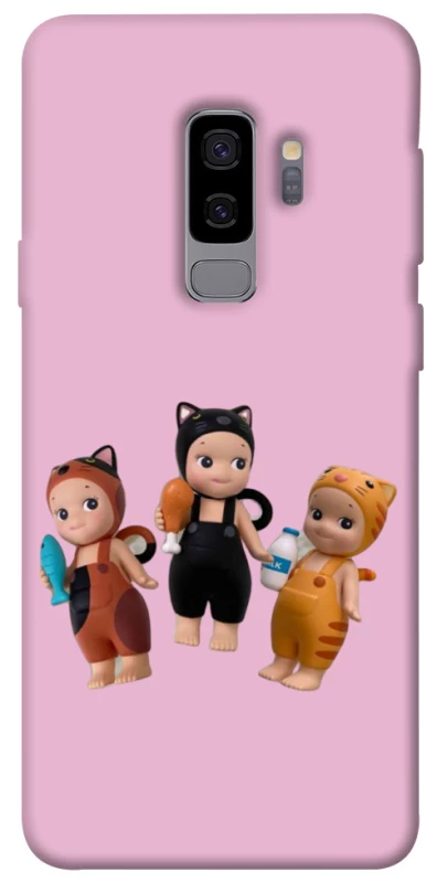 Чохол на Samsung Galaxy S9+ Cat Cafe Trio фото 1 з 1