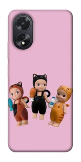 Чехол на Oppo A18 Cat Cafe Trio фото 1 из 1