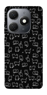 Чехол на TECNO Spark 20 Black Cats фото 1 Чехол на TECNO Spark 20 Black Cats фото 1 из 1