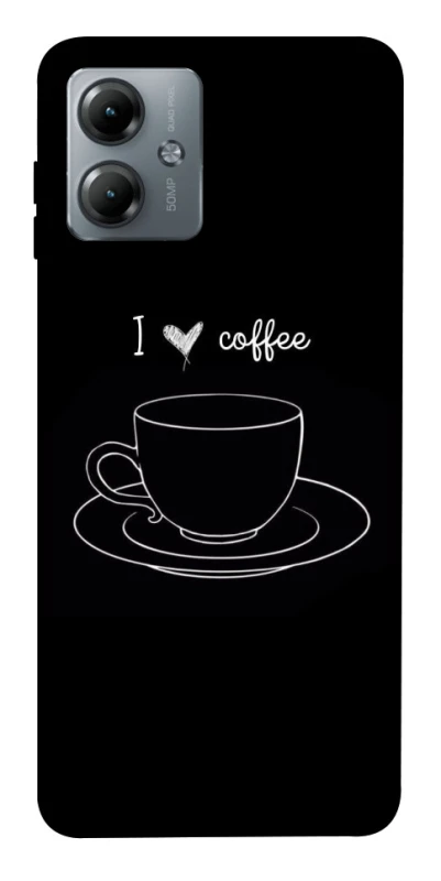 Чохол на Motorola Moto G14 Black coffee фото 1 з 1