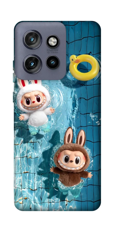 Чохол на Motorola Edge 50 Neo Labubu in the pool фото 1 з 1
