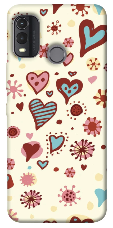 Чехол на Nokia G11 Plus Pretty hearts фото 1 из 1