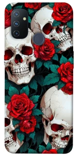 Чохол на OnePlus Nord N100 skull and rose фото 1 з 1