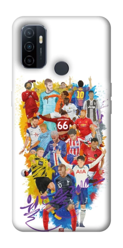 Чохол на Oppo A53 / A32 / A33 Football Abstract v2 фото 1 з 1