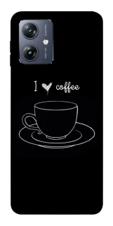 Чохол на Motorola Moto G54 Black coffee фото 1 Чохол на Motorola Moto G54 Black coffee фото 1 з 1