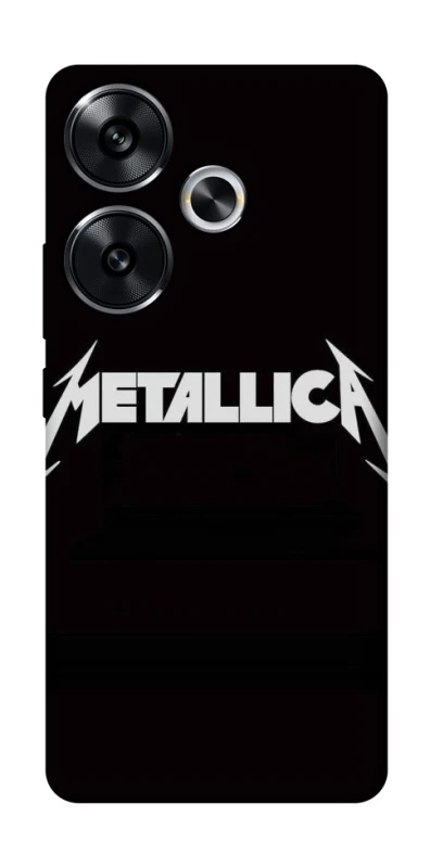 Чехол на Xiaomi Poco F6 Metallica logo фото 1 Чехол на Xiaomi Poco F6 Metallica logo фото 1 из 1