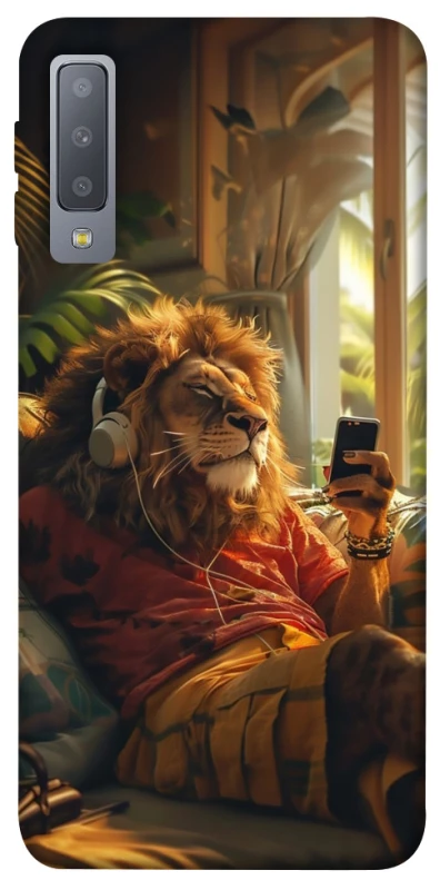 Чехол на Samsung A750 Galaxy A7 (2018) Лев v2 фото 1 из 1