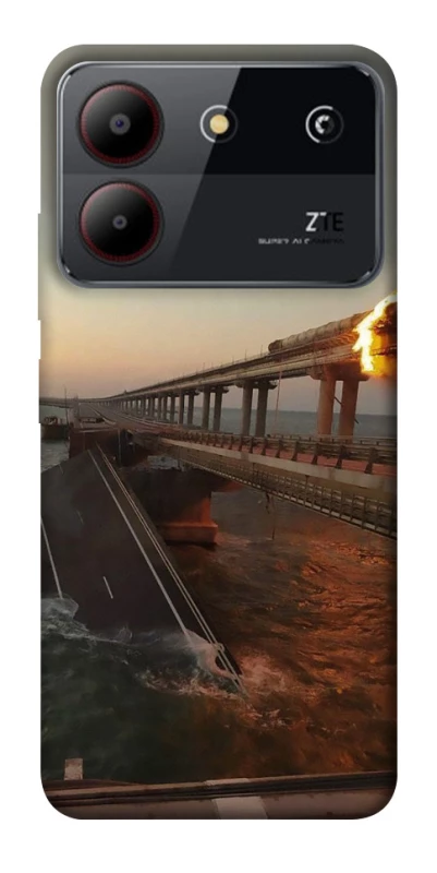 Чохол на ZTE Blade A54 4G Кримський міст втомився фото 1 з 1