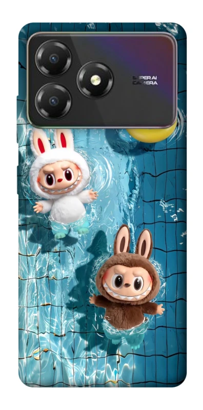 Чохол на ZTE Blade A36 Labubu in the pool фото 1 з 1