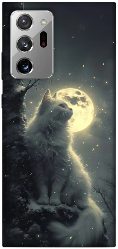 Чохол на Samsung Galaxy Note 20 Ultra Кіт під місяцем фото 1 з 1