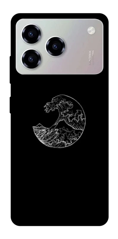 Чохол на ZTE Blade A76 Black tsunami фото 1 з 1