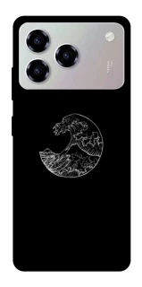 Чохол на ZTE Blade A76 Black tsunami фото 1 з 1