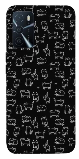 Чохол на Oppo A16s / A16 Black Cats фото 1 з 1