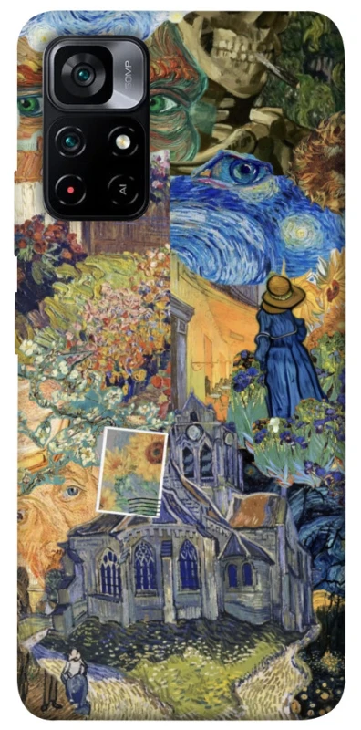 Чехол на Xiaomi Poco M4 Pro 5G Van Gogh collage фото 1 из 1