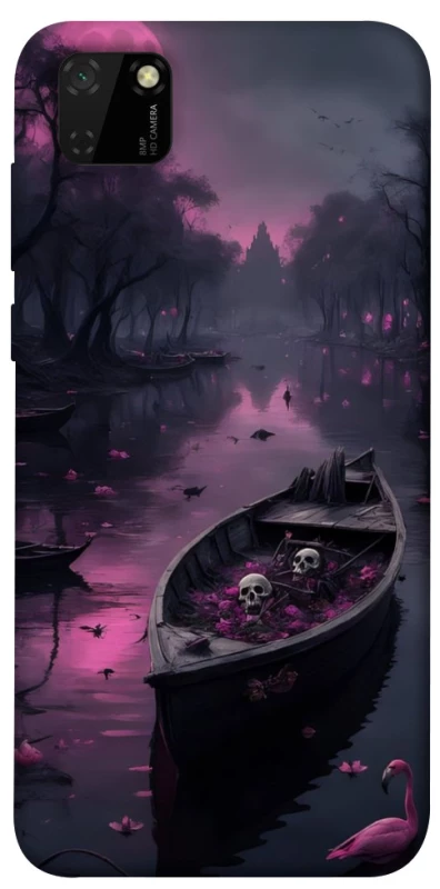 Чехол на Huawei Y5p Boat and flamingo фото 1 из 1