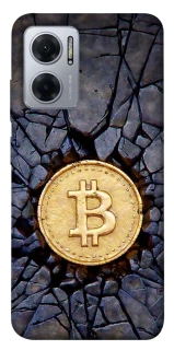 Чохол на Xiaomi Redmi Note 11E Bitcoin cracks фото 1 Чохол на Xiaomi Redmi Note 11E Bitcoin cracks фото 1 з 1