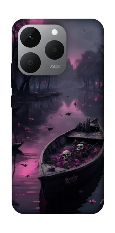 Чехол на Realme 15T Boat and flamingo фото 1 из 1